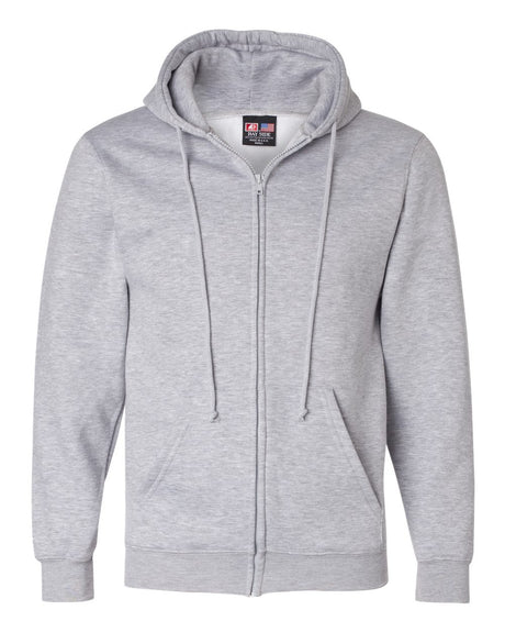 Bayside Unisex USA-Made Full-Zip Hooded Sweatshirt. 900 - Dark Ash