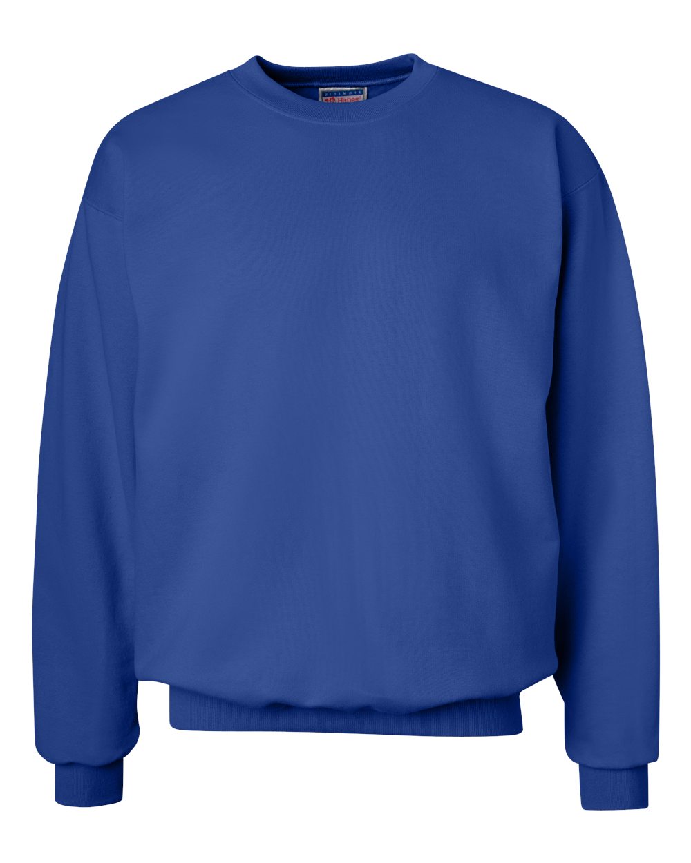 Hanes Unisex Ultimate Cotton® Crewneck Sweatshirt. F260 - Deep Royal