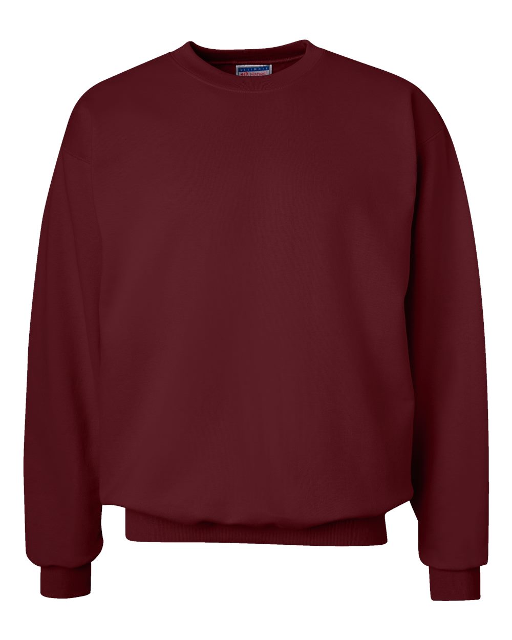Hanes Unisex Ultimate Cotton® Crewneck Sweatshirt. F260 - Maroon