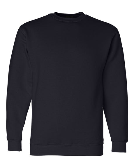 Bayside Unisex USA-Made Crewneck Sweatshirt. 1102 - Navy
