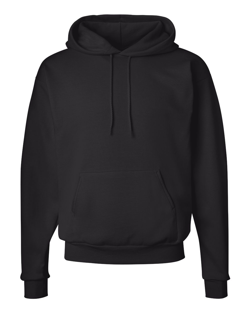 Hanes Unisex EcoSmart® Hooded Sweatshirt. P170 - Black
