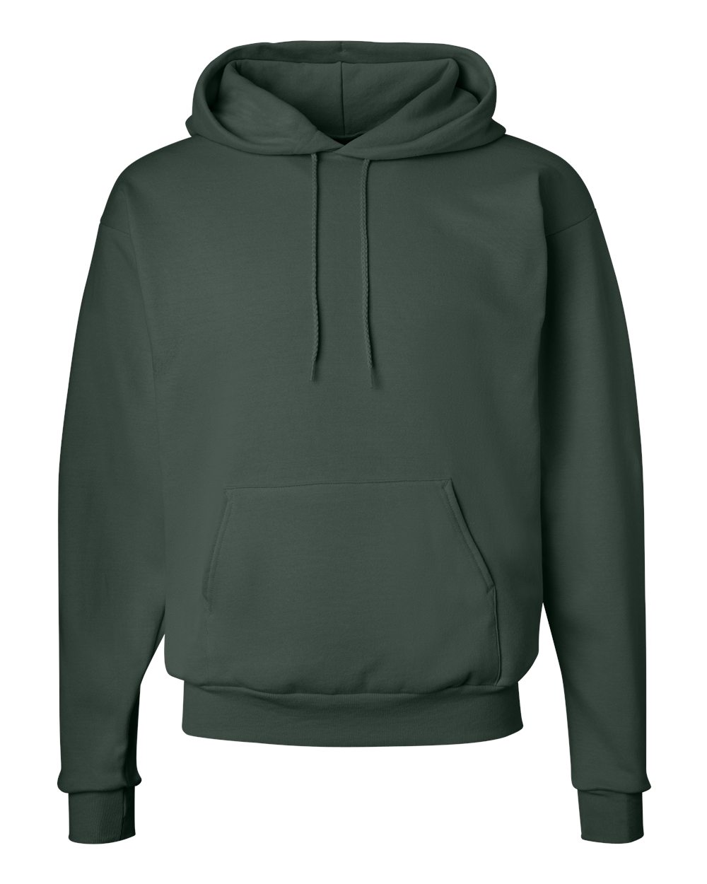 Hanes Unisex EcoSmart® Hooded Sweatshirt. P170 - Deep Forest