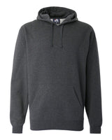 J. America Men's Premium Hooded Sweatshirt. 8824 - Charcoal Heather
