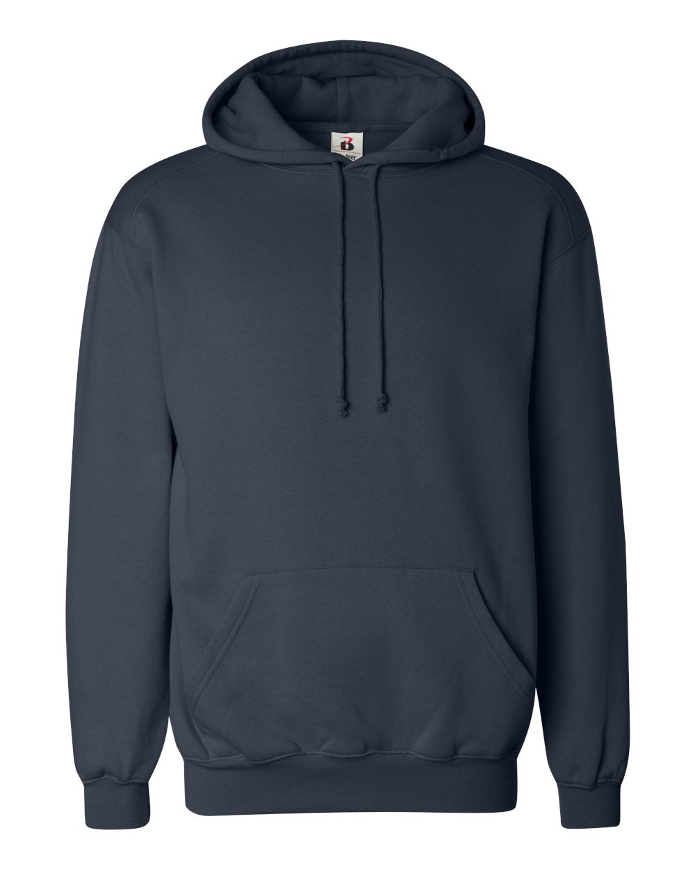 Badger Unisex Hooded Sweatshirt. 1254 - Navy