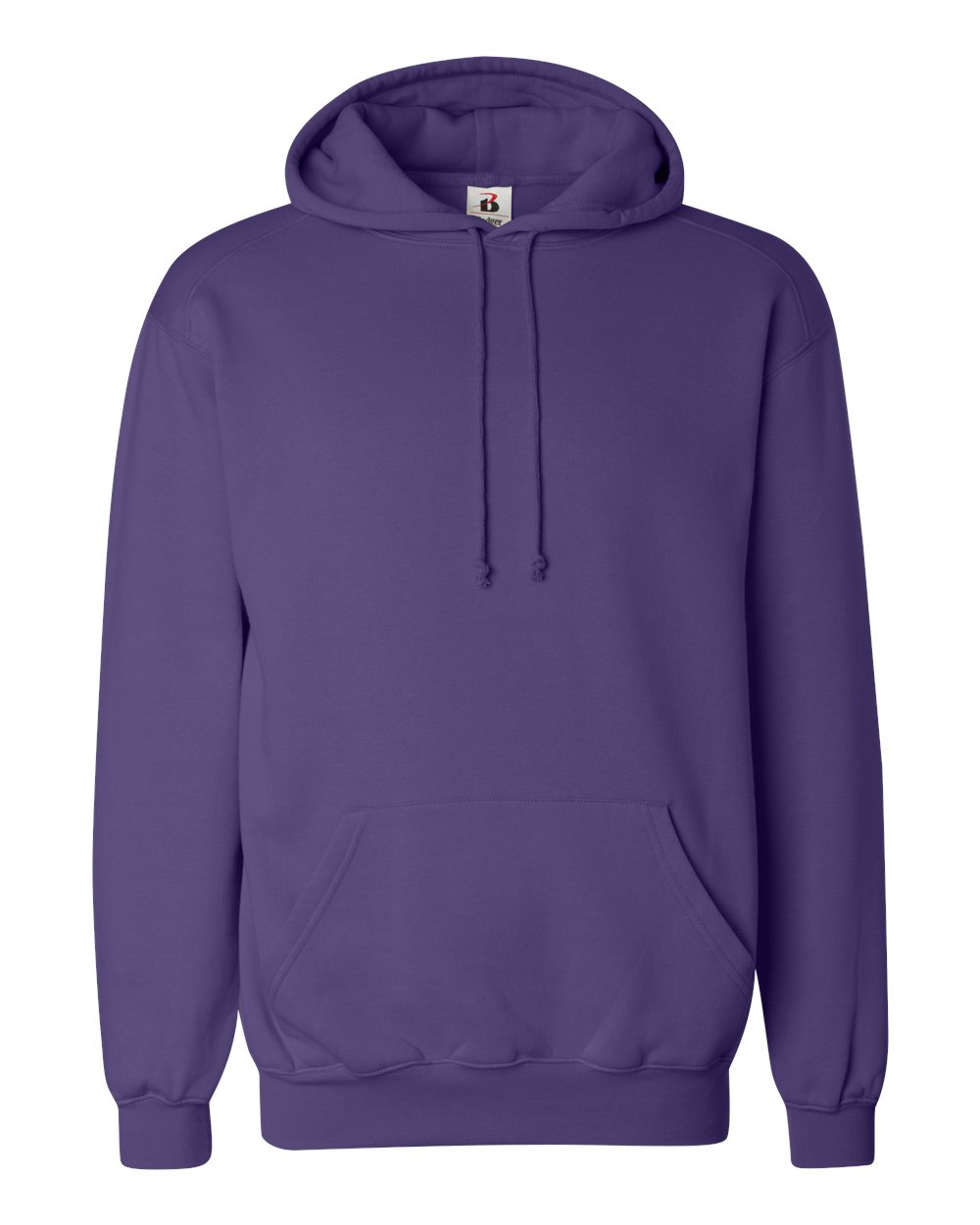 Badger Unisex Hooded Sweatshirt. 1254 - Purple