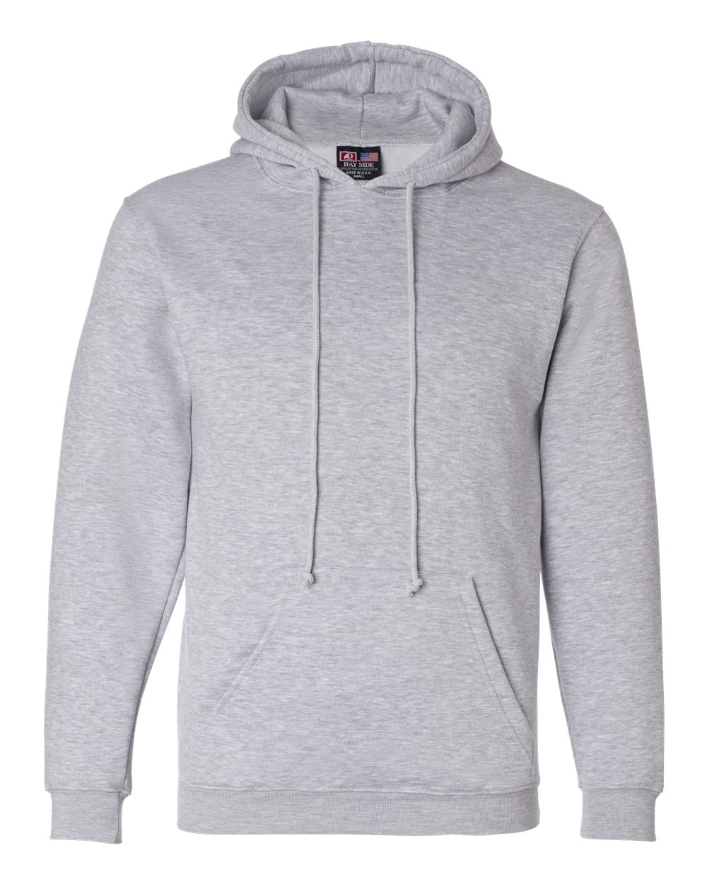 Bayside Unisex USA-Made Hooded Sweatshirt. 960 - Dark Ash