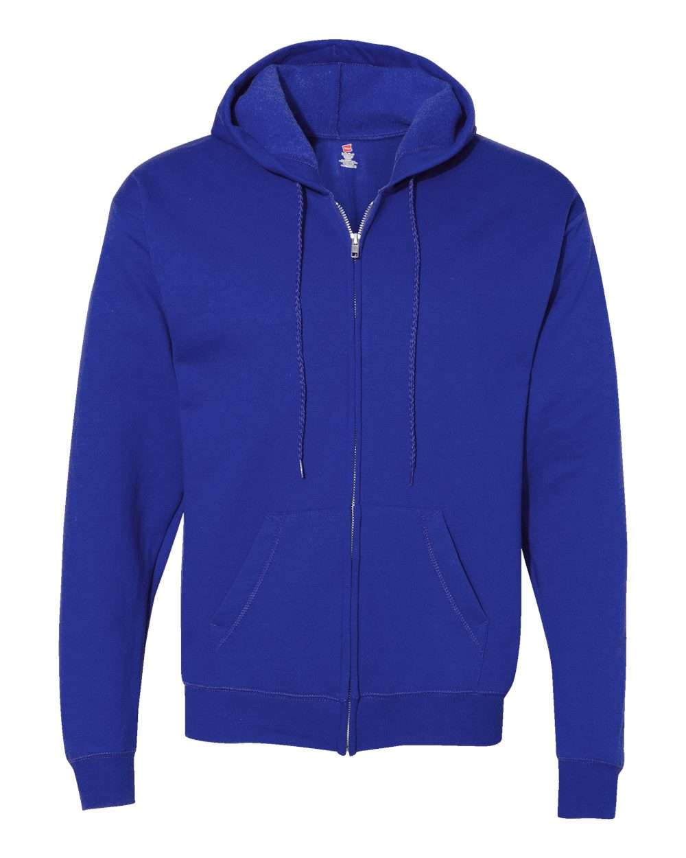 Hanes Unisex EcoSmart® Full-Zip Hooded Sweatshirt. P180 - Deep Royal