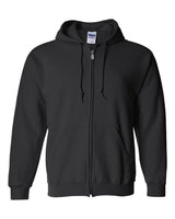 Gildan Unisex Heavy Blend™ Full-Zip Hooded Sweatshirt. 18600 - Black