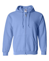 Gildan Unisex Heavy Blend™ Full-Zip Hooded Sweatshirt. 18600 - Carolina Blue
