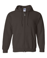 Gildan Unisex Heavy Blend™ Full-Zip Hooded Sweatshirt. 18600 - Dark Chocolate