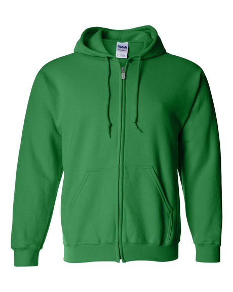 Gildan Unisex Heavy Blend™ Full-Zip Hooded Sweatshirt. 18600 - Irish Green