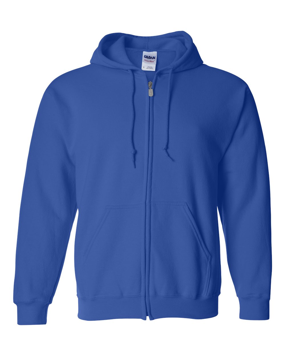Gildan Unisex Heavy Blend™ Full-Zip Hooded Sweatshirt. 18600 - Royal