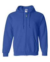 Gildan Unisex Heavy Blend™ Full-Zip Hooded Sweatshirt. 18600 - Royal