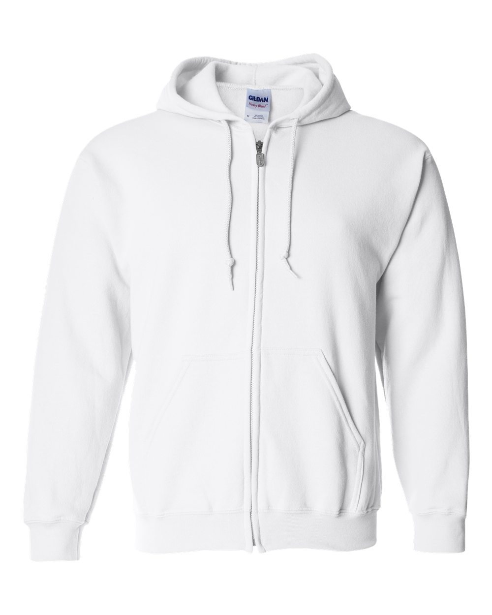 Gildan Unisex Heavy Blend™ Full-Zip Hooded Sweatshirt. 18600 - White