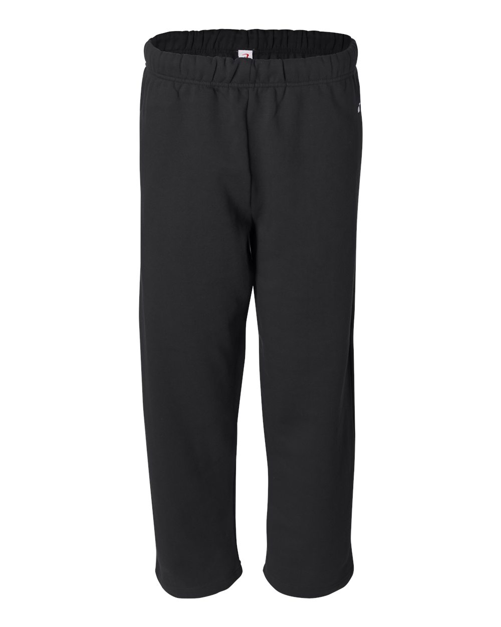 Badger Men's Open-Bottom Sweatpants. 1277 - Black