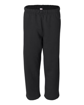 Badger Men's Open-Bottom Sweatpants. 1277 - Black
