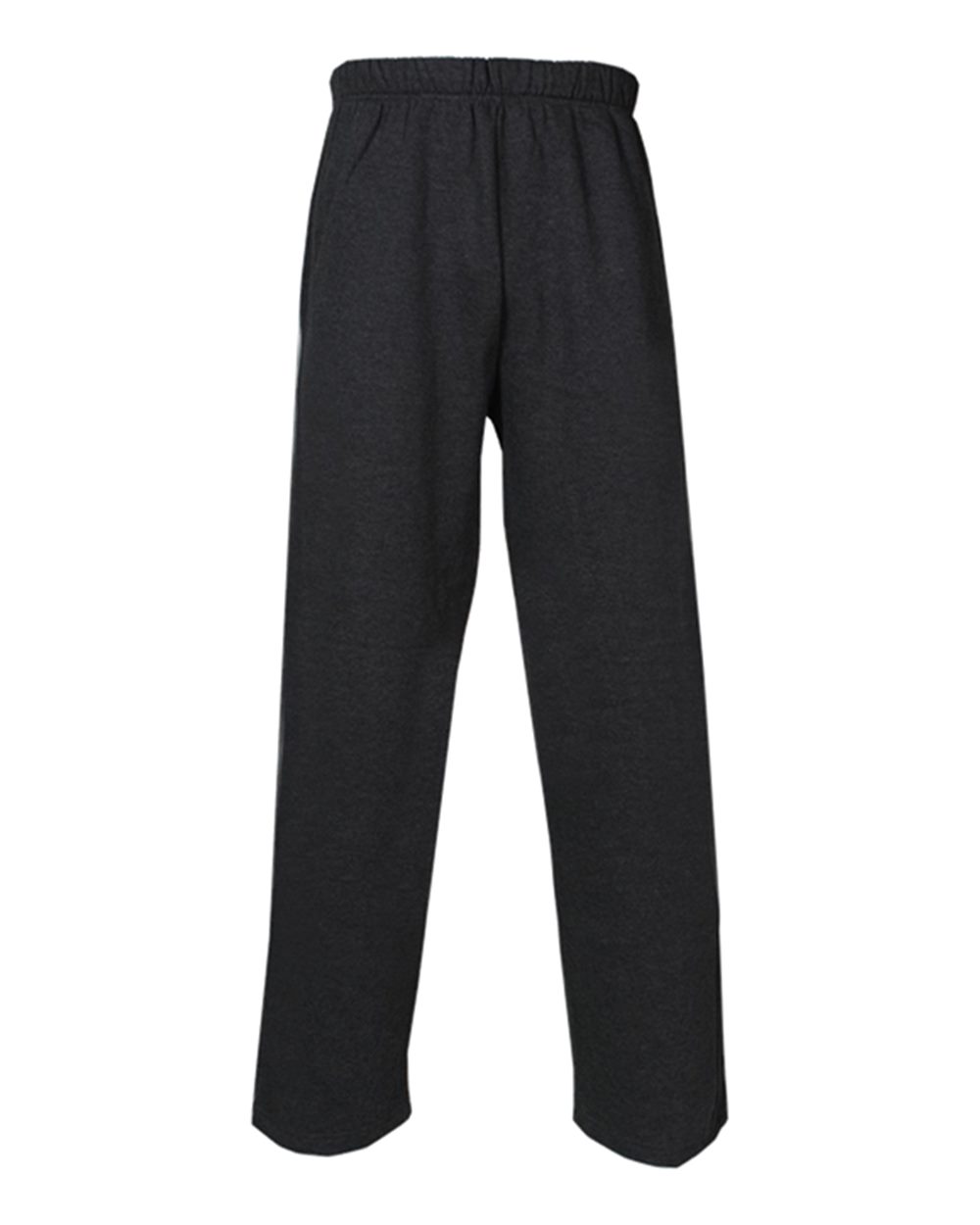 Badger Men's Open-Bottom Sweatpants. 1277 - Charcoal