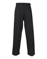 Badger Men's Open-Bottom Sweatpants. 1277 - Charcoal
