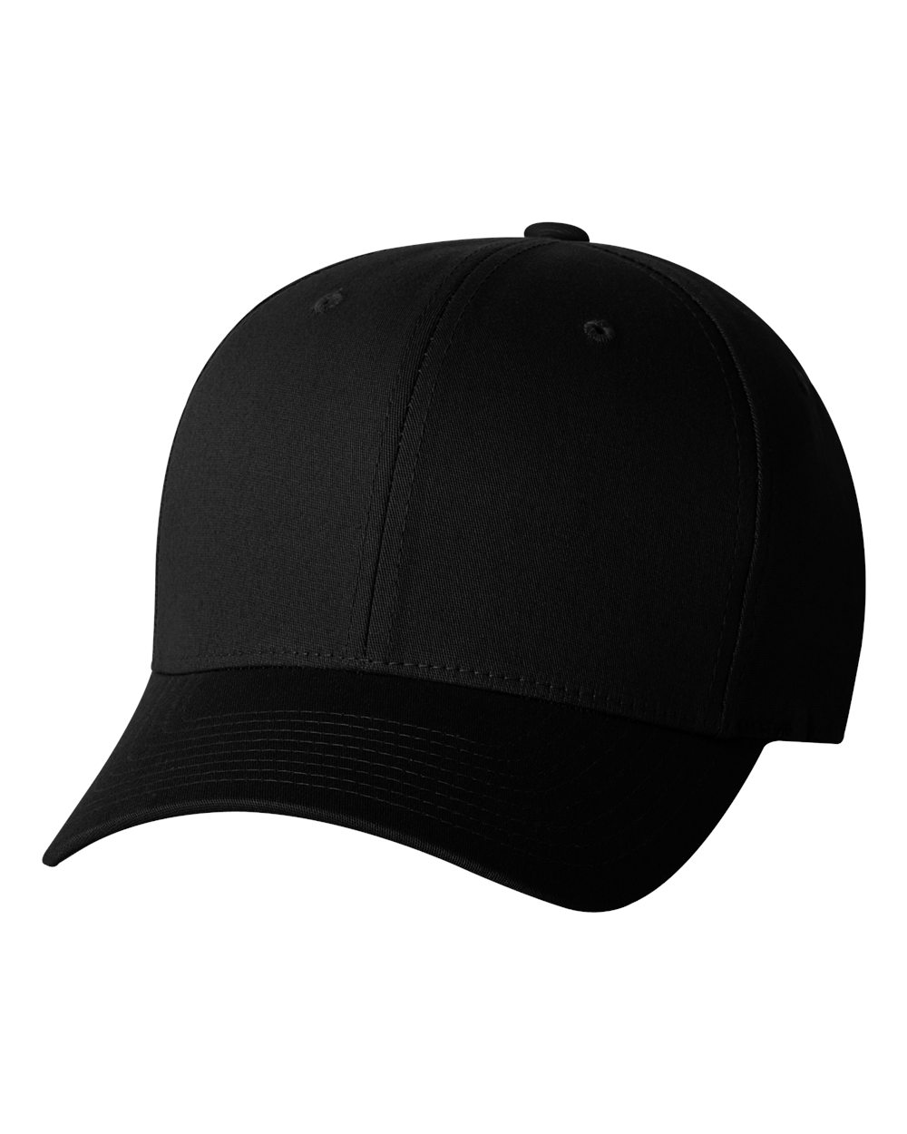 Flexfit V-Flexfit® Cotton Twill Cap. 5001 - Black