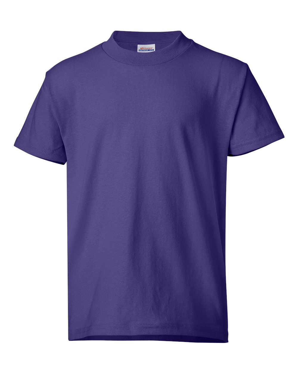 Hanes Youth EcoSmart® T-Shirt. 5370 - Purple