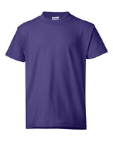 Hanes Youth EcoSmart® T-Shirt. 5370 - Purple