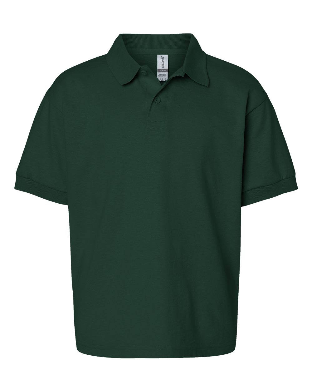 Gildan Youth DryBlend® Jersey Polo. 8800B - Forest Green