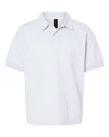 Gildan Youth DryBlend® Jersey Polo. 8800B - White