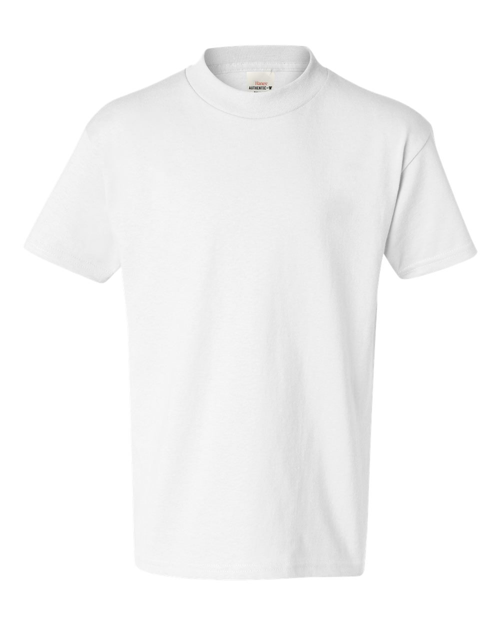 Hanes Youth Authentic T-Shirt. 5450 - White