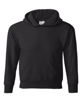 Hanes Youth EcoSmart® Hooded Sweatshirt. P473 - Black