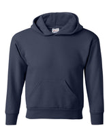 Hanes Youth EcoSmart® Hooded Sweatshirt. P473 - Navy