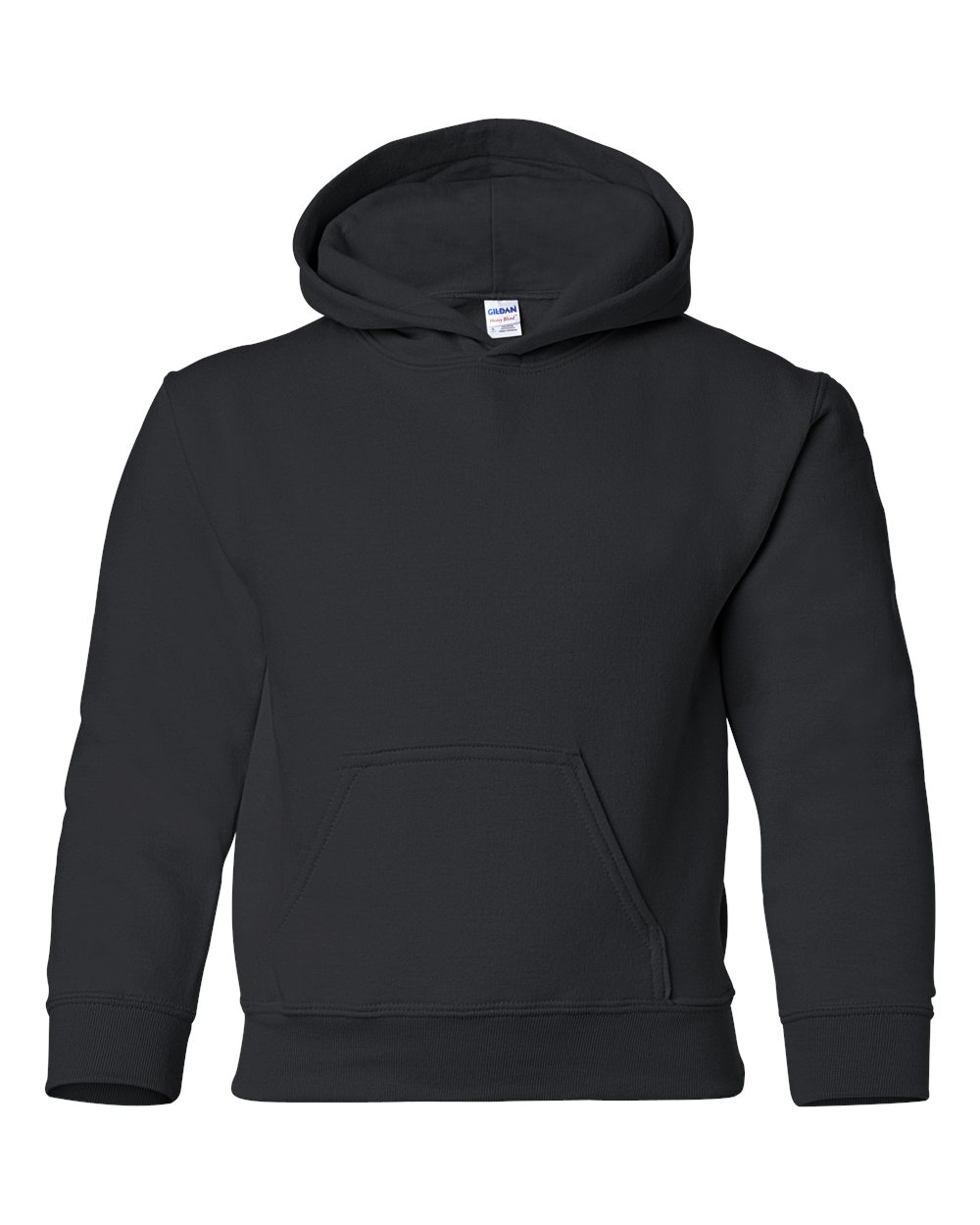 Gildan Youth Heavy Blend™ Hooded Sweatshirt. 18500B - Black