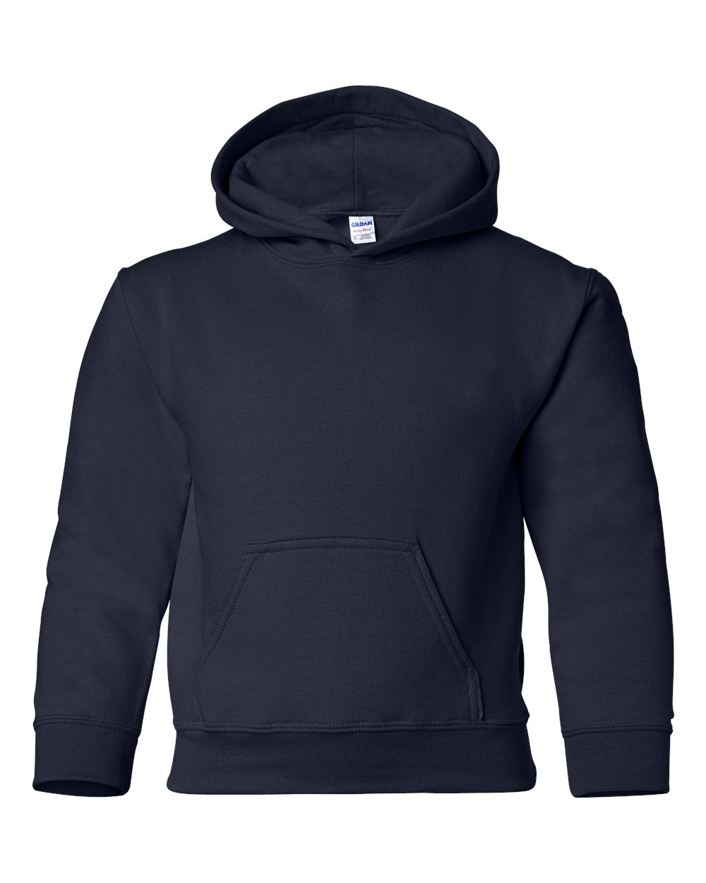 Gildan Youth Heavy Blend™ Hooded Sweatshirt. 18500B - Navy