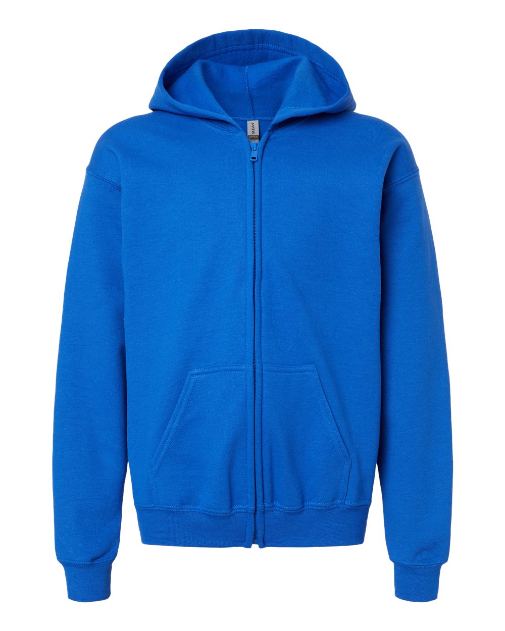 Gildan Youth Heavy Blend™ Full-Zip Hooded Sweatshirt. 18600B - Royal