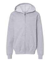 Gildan Youth Heavy Blend™ Full-Zip Hooded Sweatshirt. 18600B - Sport Grey