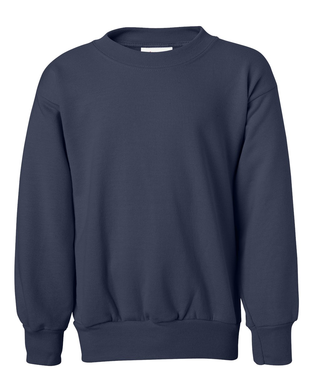 Hanes Youth EcoSmart® Crewneck Sweatshirt. P360 - Navy