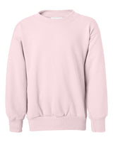 Hanes Youth EcoSmart® Crewneck Sweatshirt. P360 - Pale Pink