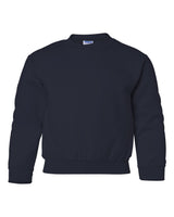 Gildan Youth Heavy Blend™ Crewneck Sweatshirt. 18000B - Navy