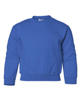 Gildan Youth Heavy Blend™ Crewneck Sweatshirt. 18000B - Royal