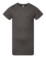 LAT Girls' Fine Jersey Tee. 2616 - Charcoal