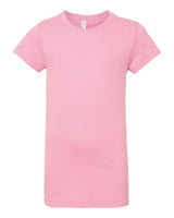 LAT Girls' Fine Jersey Tee. 2616 - Pink