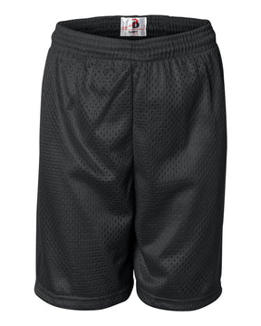 Badger Youth Pro Mesh 6" Shorts. 2207 - Black