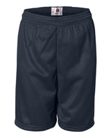Badger Youth Pro Mesh 6" Shorts. 2207 - Navy