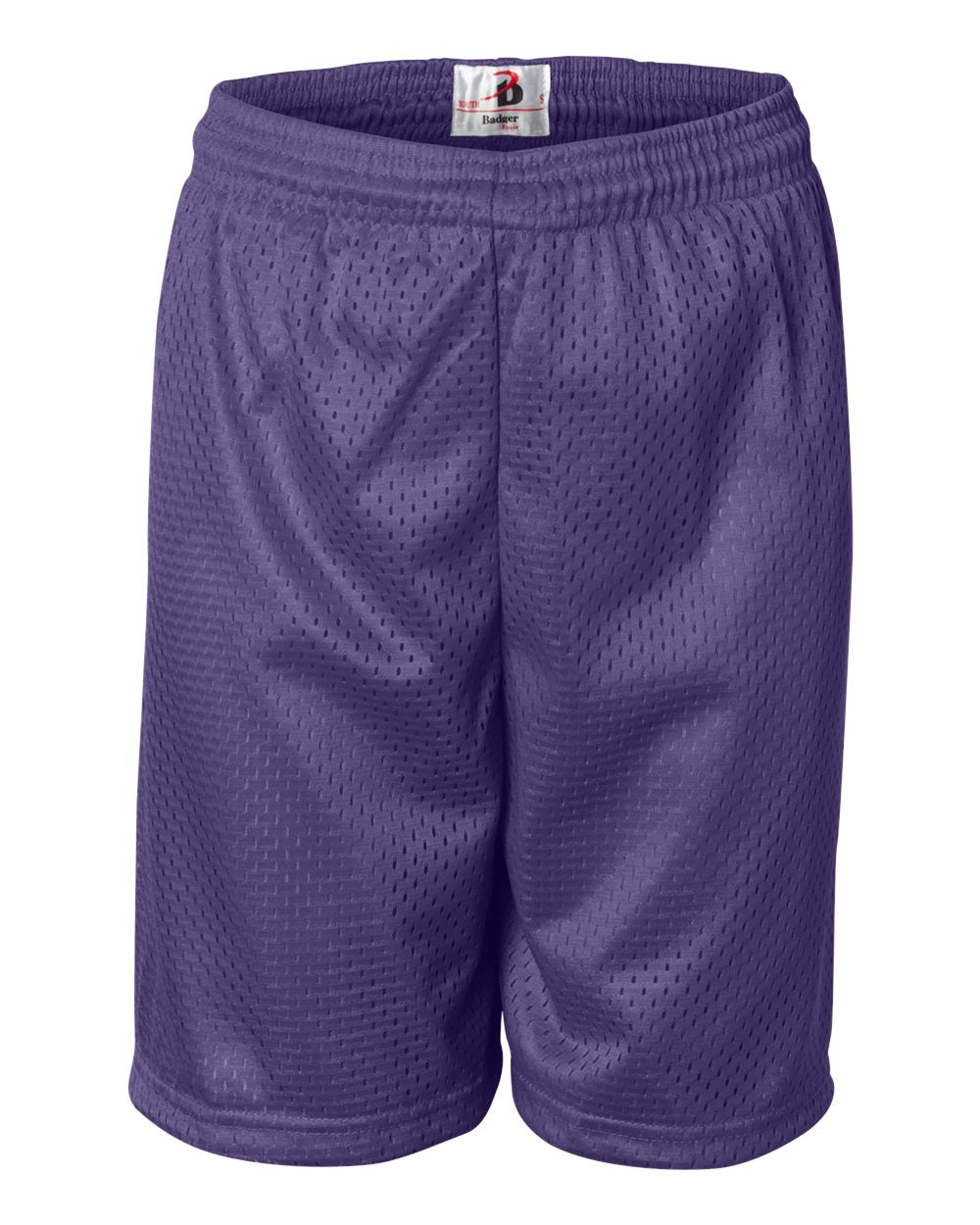Badger Youth Pro Mesh 6" Shorts. 2207 - Purple