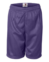 Badger Youth Pro Mesh 6" Shorts. 2207 - Purple