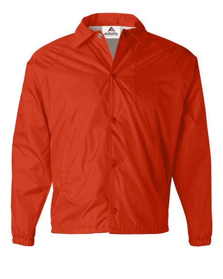 Augusta Sportswear Men's Coach's Jacket. 3100 - Orange