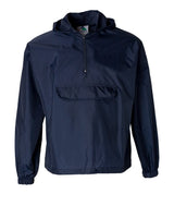 Augusta Sportswear Unisex Packable Half-Zip Hooded Pullover Jacket. 3130 - Navy