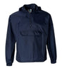 Augusta Sportswear Unisex Packable Half-Zip Hooded Pullover Jacket. 3130 - Navy