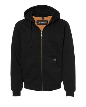 DRI DUCK Men's Crossfire Heavyweight Power Fleece Hooded Jacket with Thermal Lining. 7033 - Black