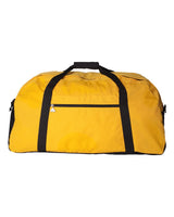 Augusta Sportswear Large Ripstop Duffel Bag. 1703 - Gold/ Black