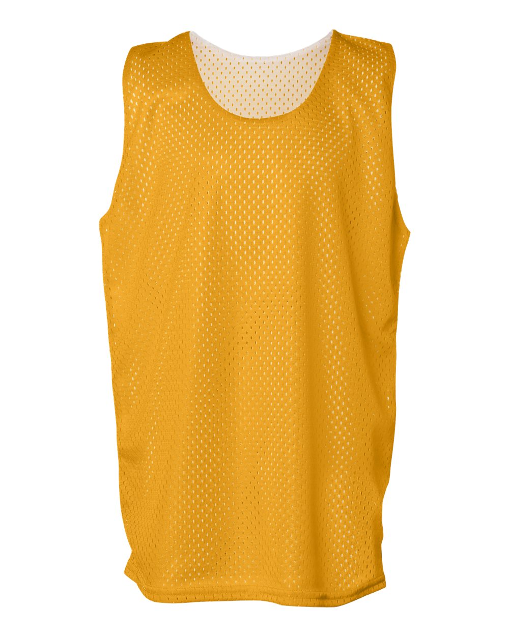 Badger Youth Pro Mesh Reversible Tank Top. 2529 - Gold/ White